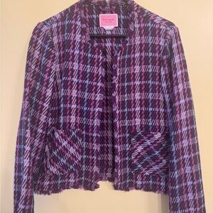Kate Spade Vibrant Plaid Women's Blazer